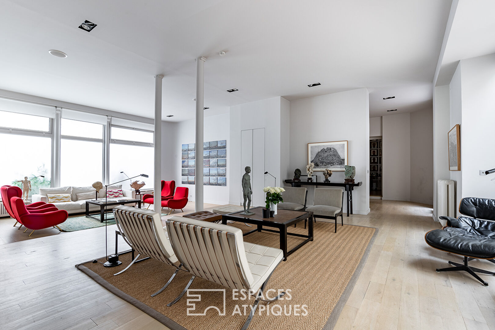 Architect loft with swimming pool and winter garden