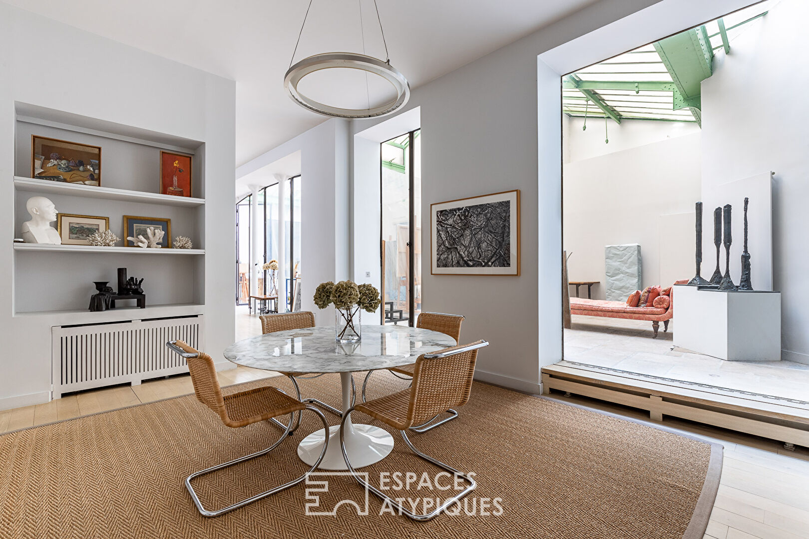 Architect loft with swimming pool and winter garden