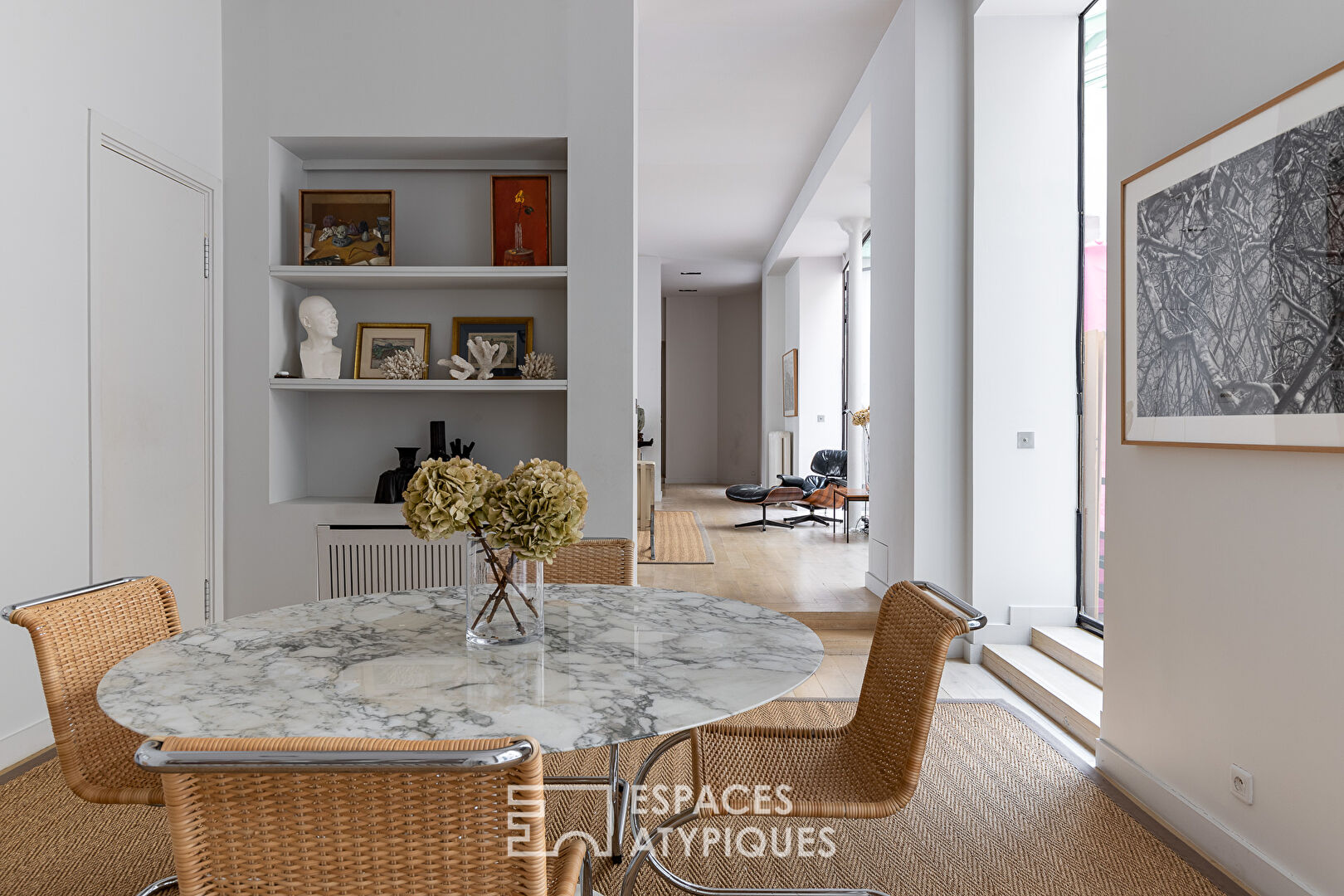 Architect loft with swimming pool and winter garden