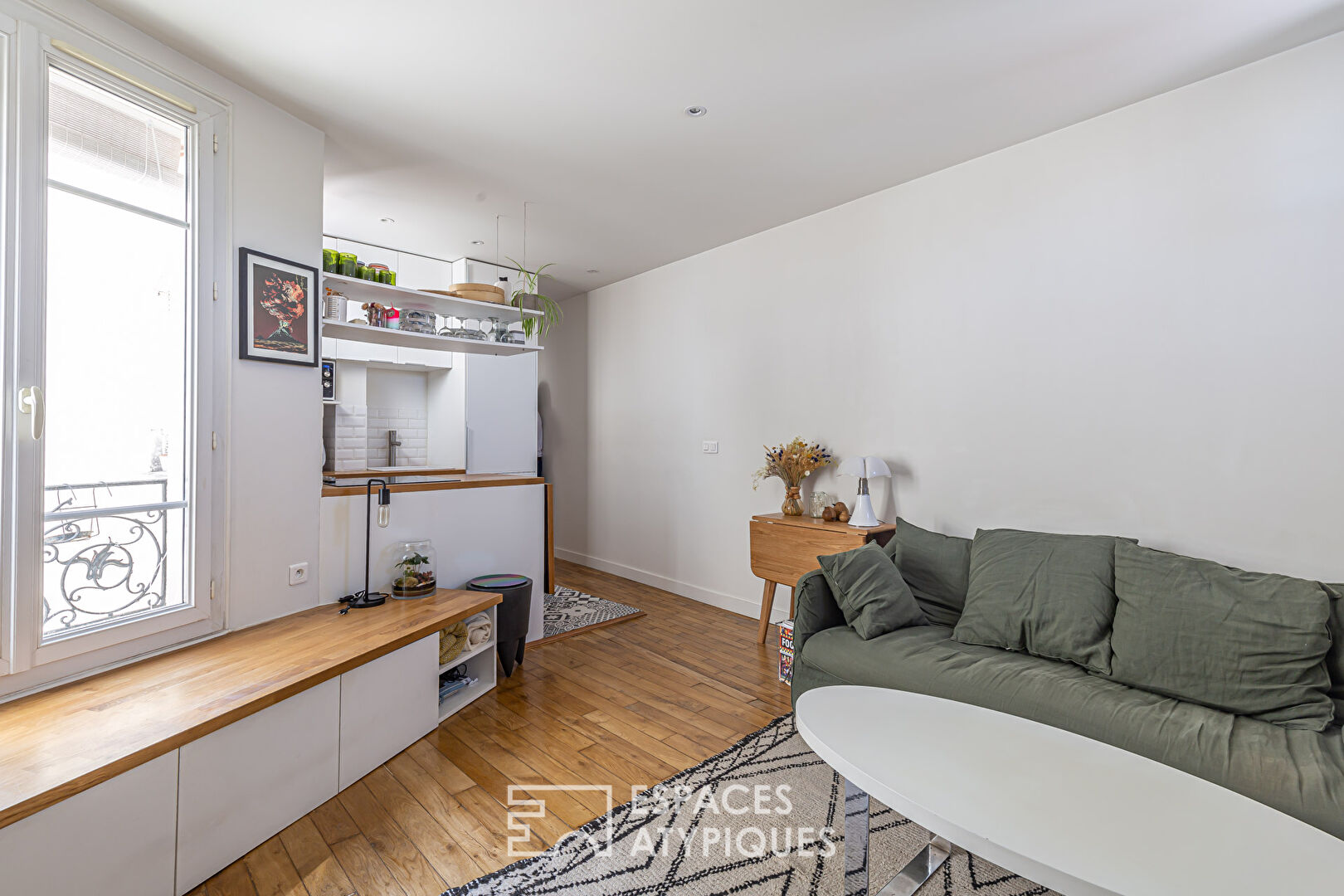 Redesigned courtyard apartment