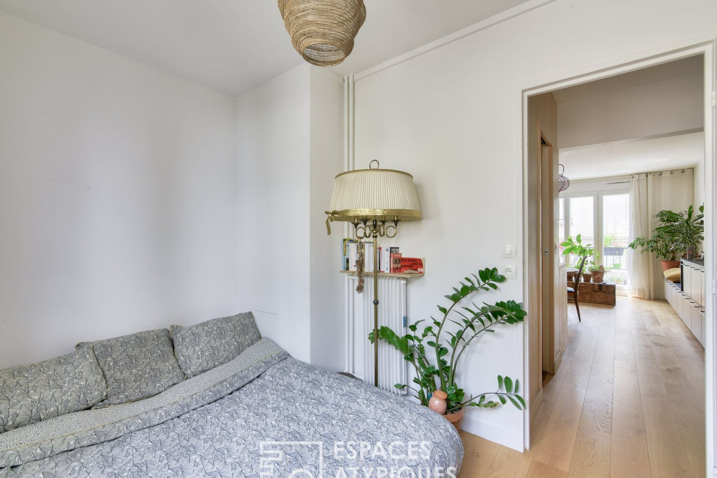 Appartement repensé avec balcon