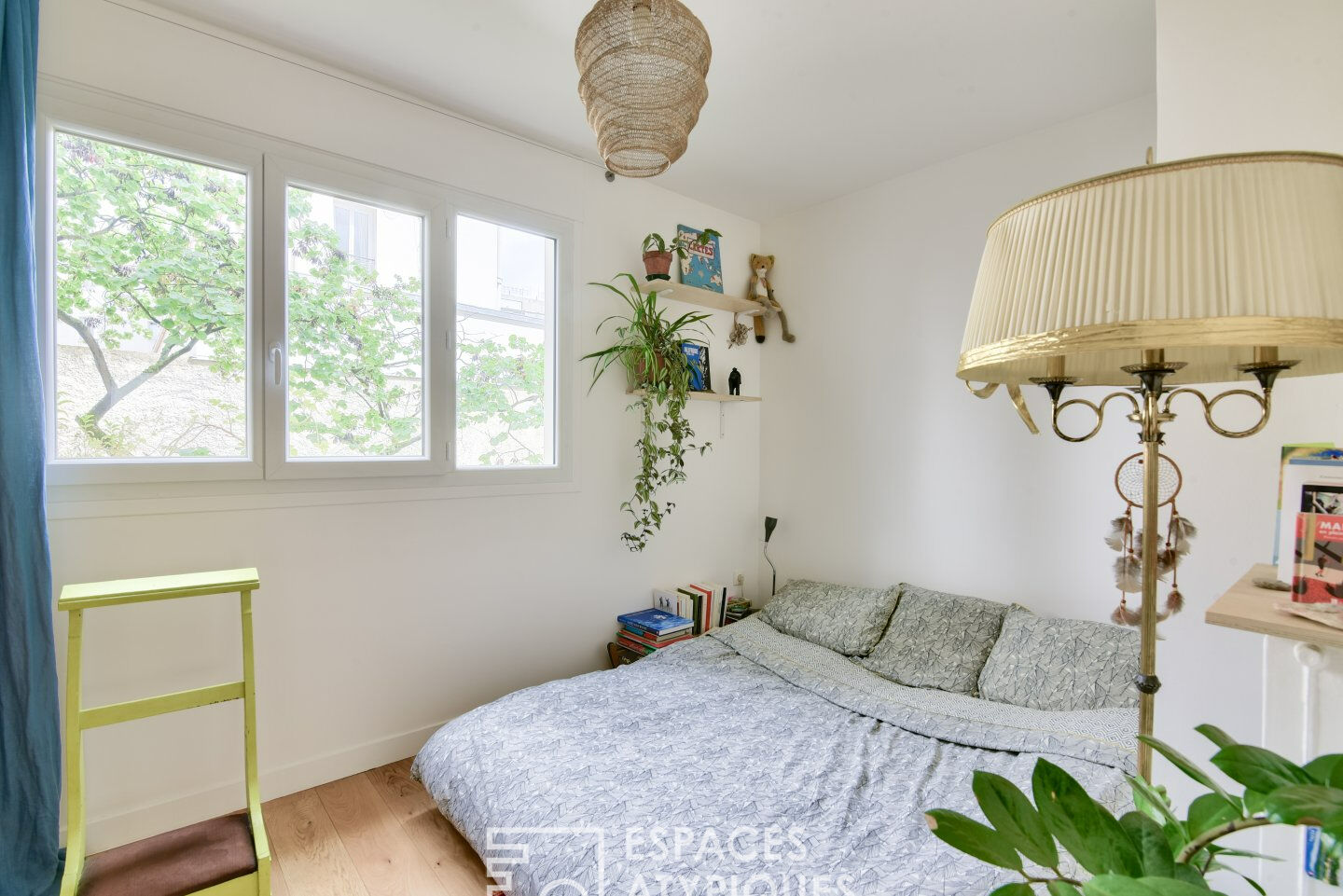Appartement repensé avec balcon