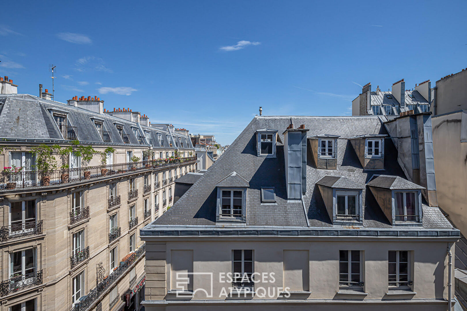 Redesigned apartment at Square du Temple