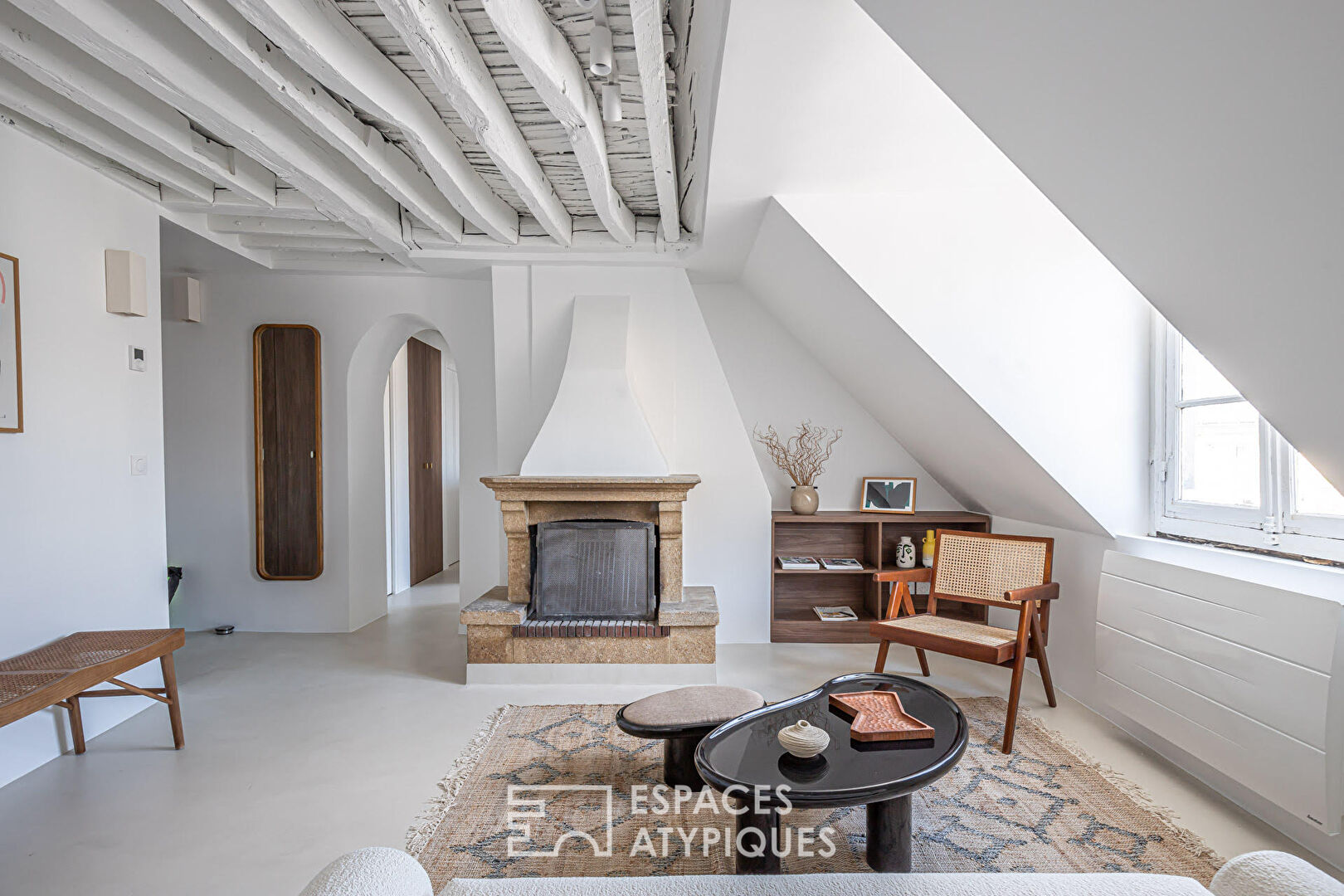Redesigned apartment at Square du Temple