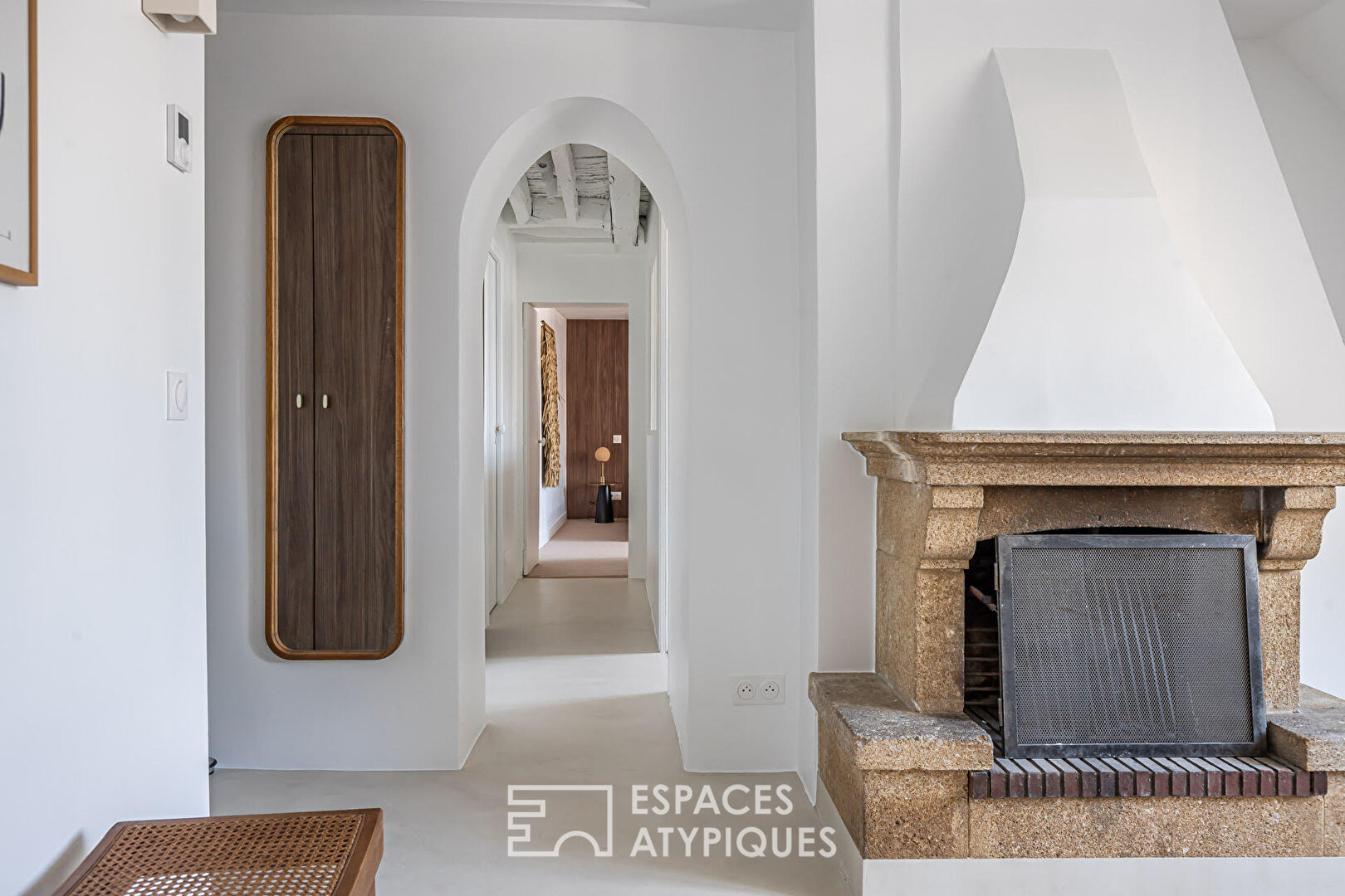 Redesigned apartment at Square du Temple