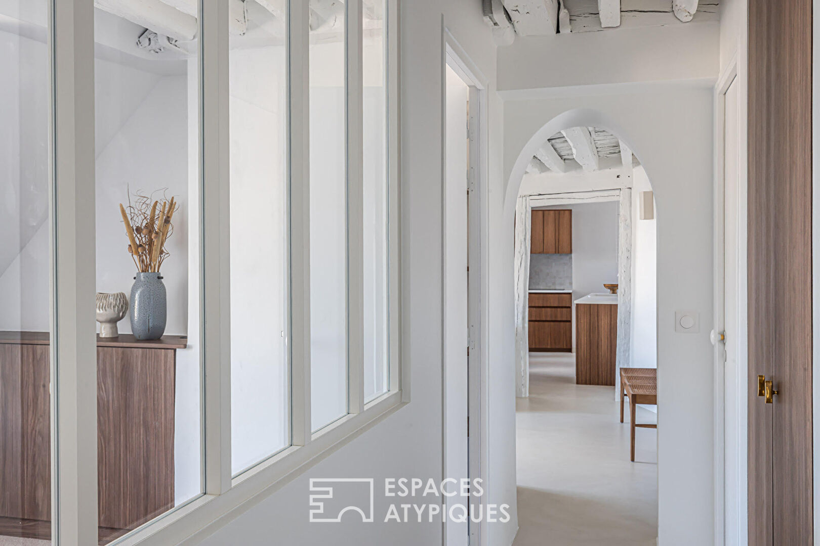 Redesigned apartment at Square du Temple
