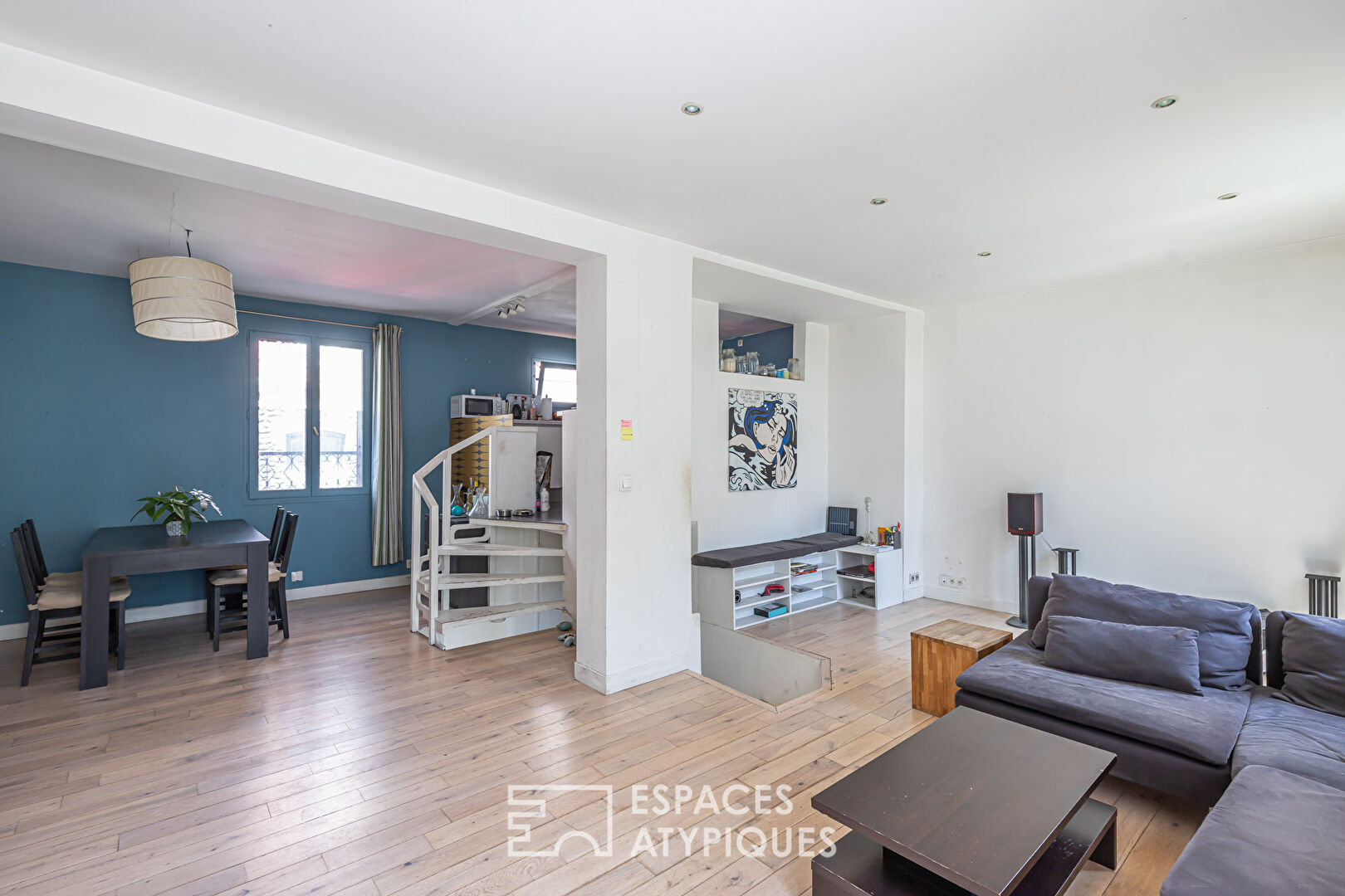 Duplex avec terrasse et patio