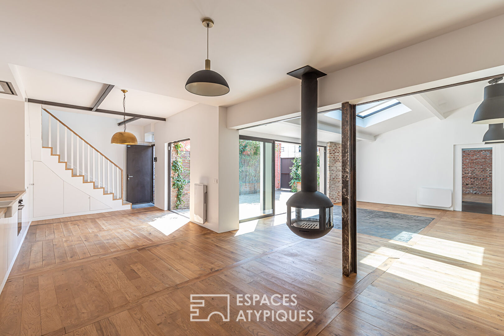 House with terrace redesigned by architect