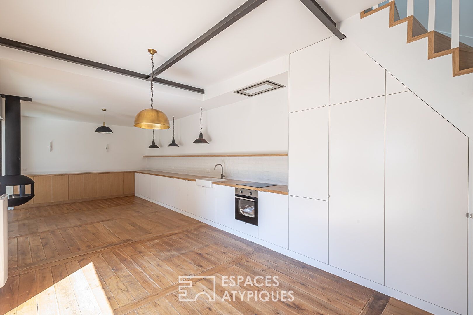 House with terrace redesigned by architect