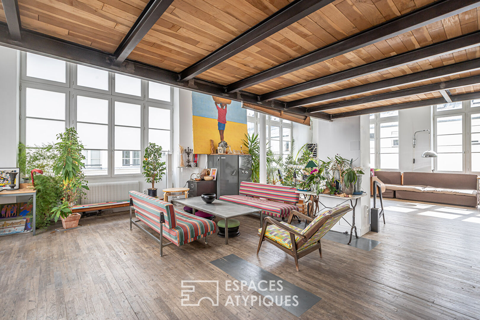 Loft with outdoor space