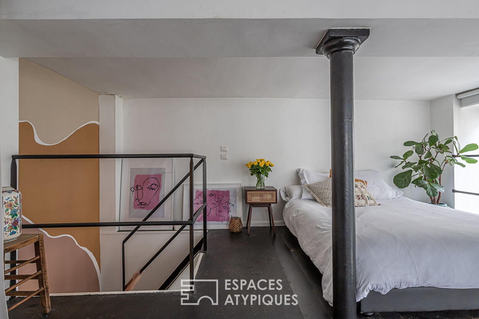 Loft sur cour proche Montorgueil