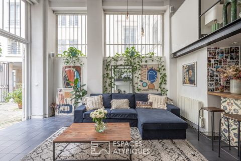 Loft sur cour proche Montorgueil