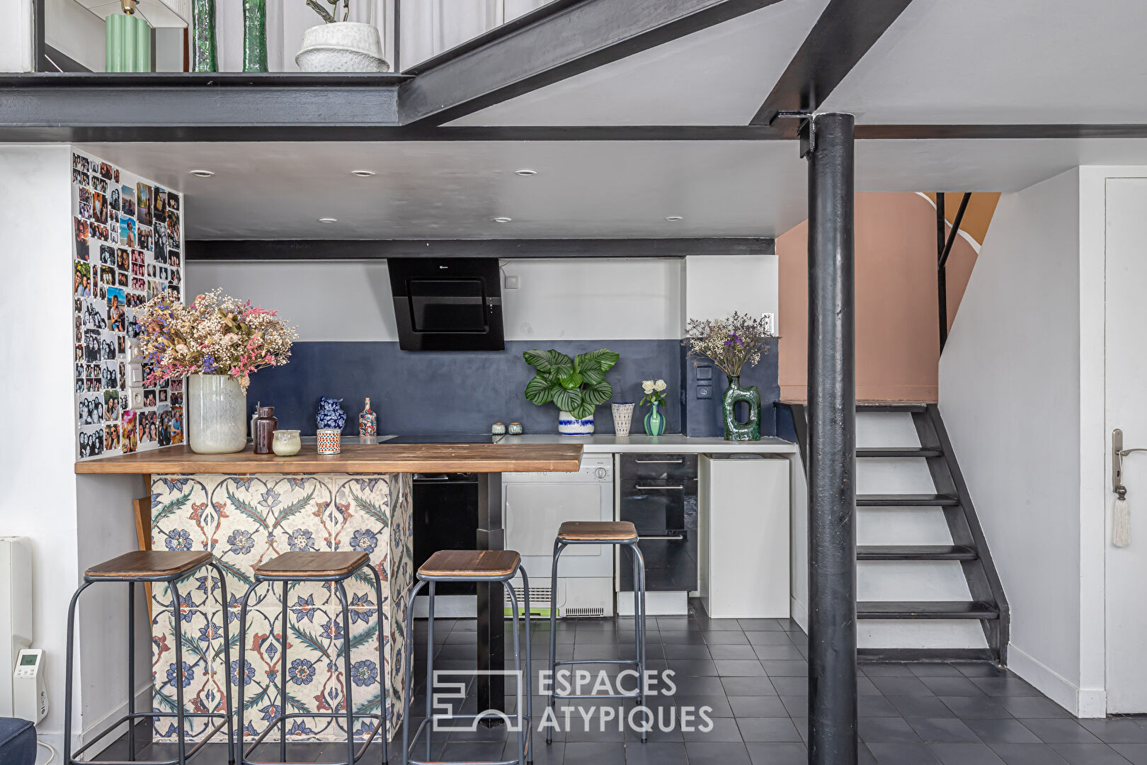 Loft sur cour proche Montorgueil