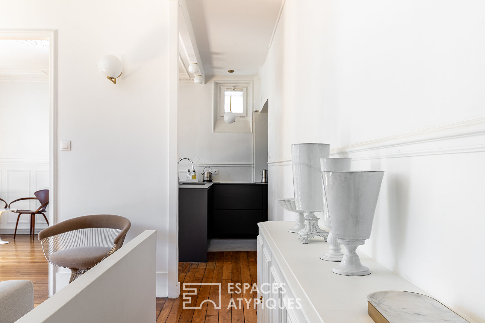 Apartment redesigned by architect with open view