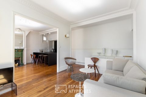 Appartement repensé par architecte avec vue dégagée