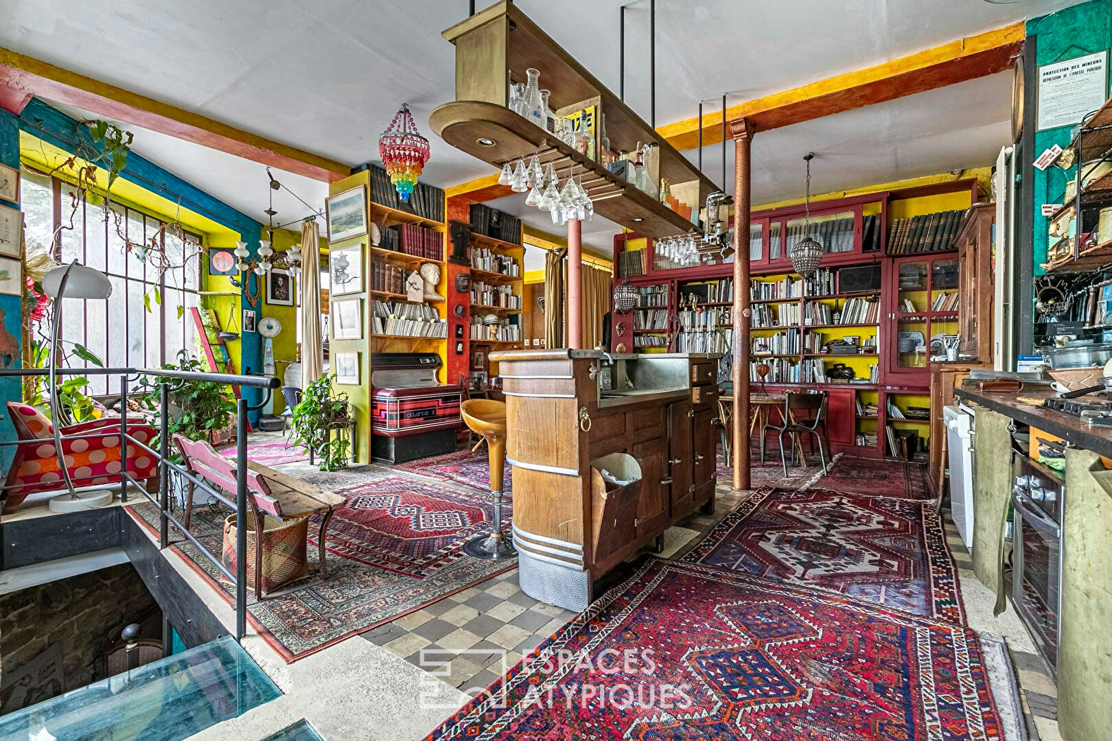 Loft in a former lighting store