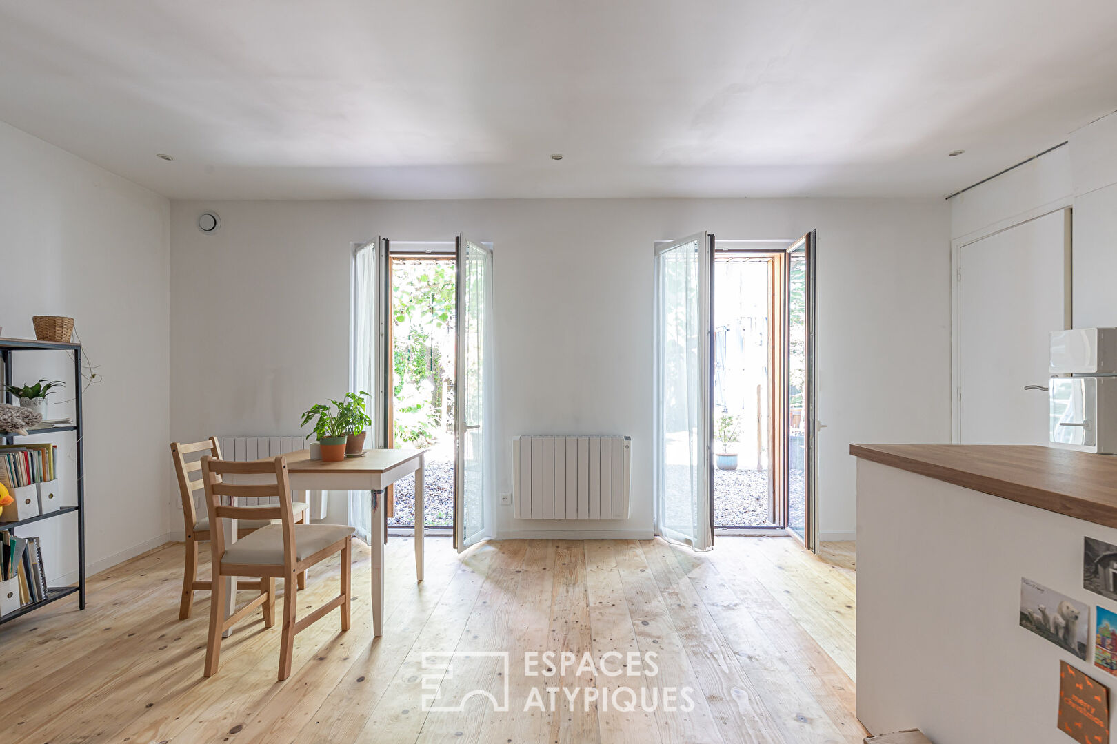 Studio with courtyard