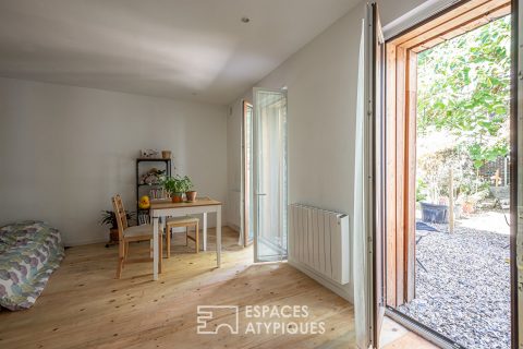Studio with courtyard
