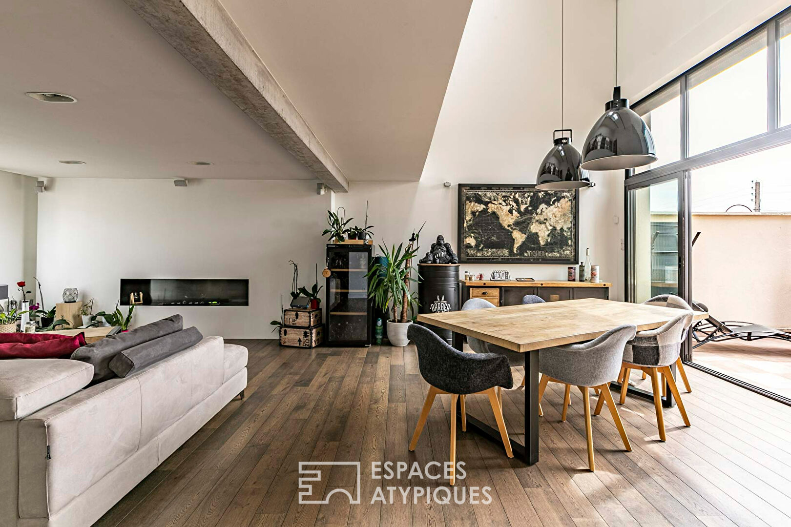 Duplex loft with terrace