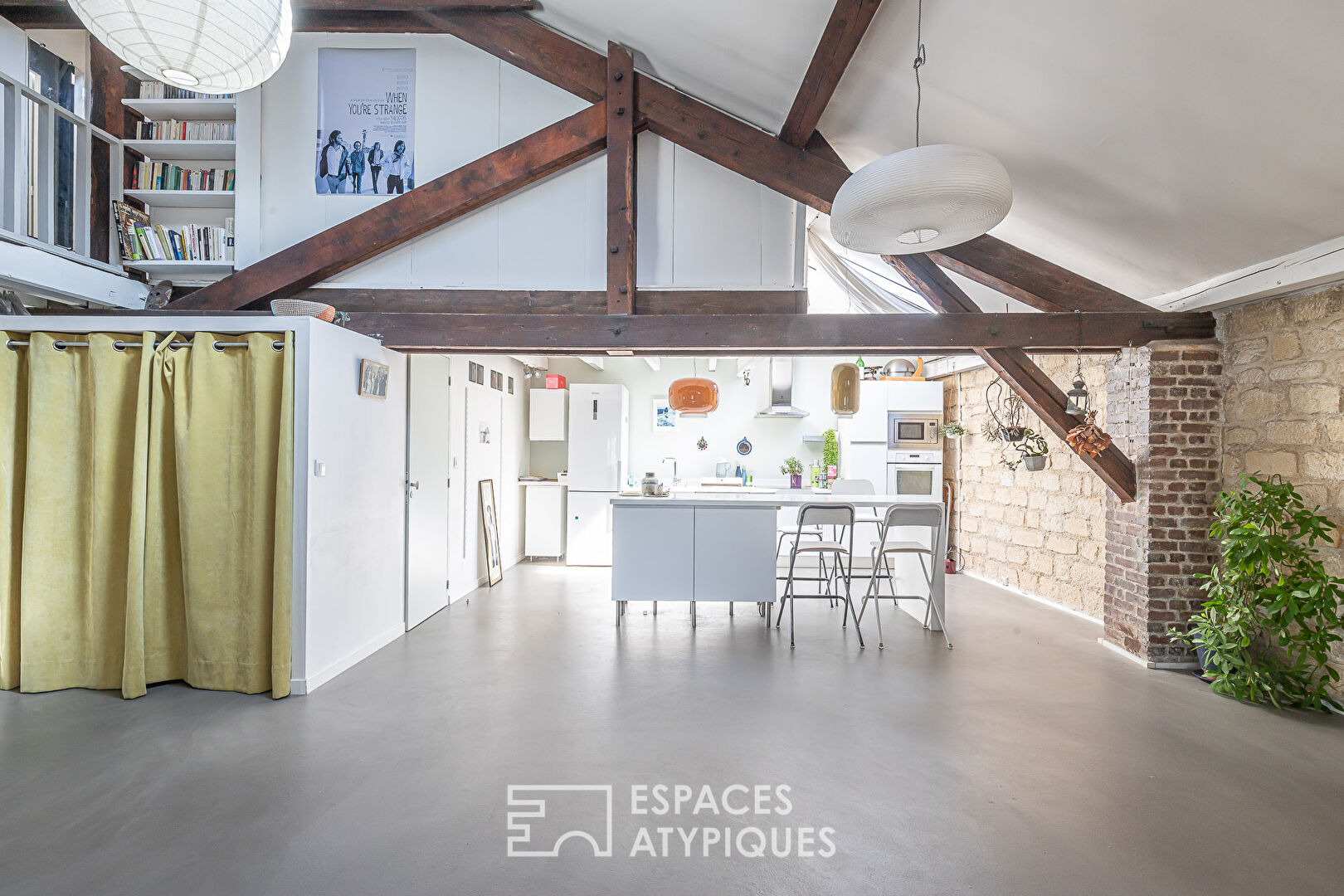 Loft en duplex type new yorkais