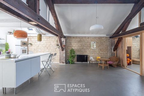 Loft en duplex type new yorkais
