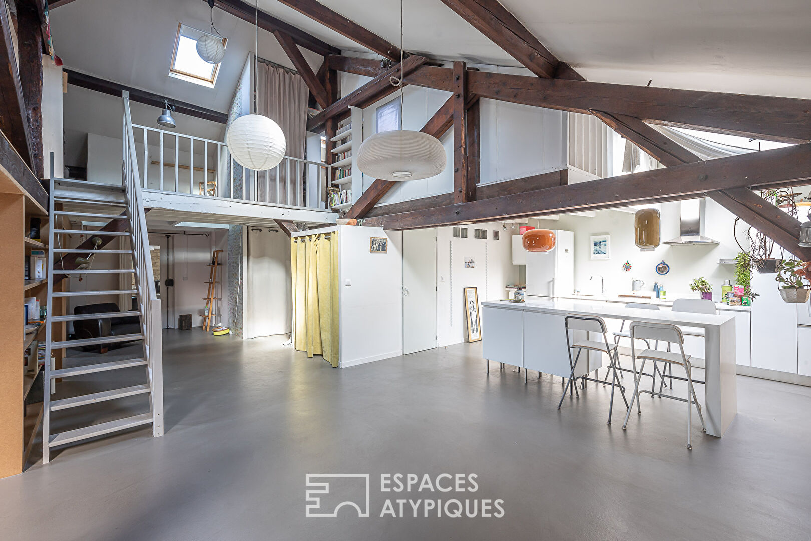 Loft en duplex type new yorkais