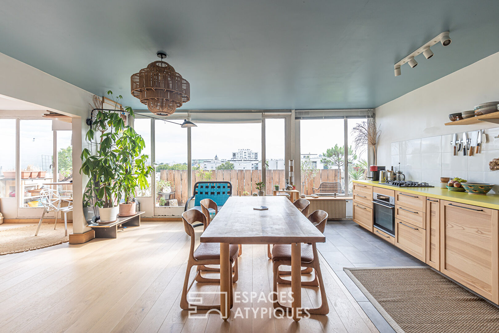 Apartment with terrace and view