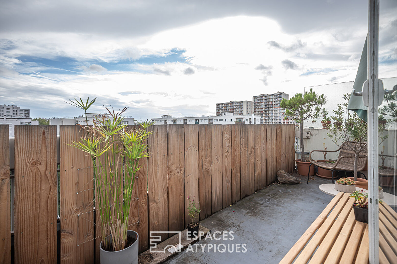Apartment with terrace and view