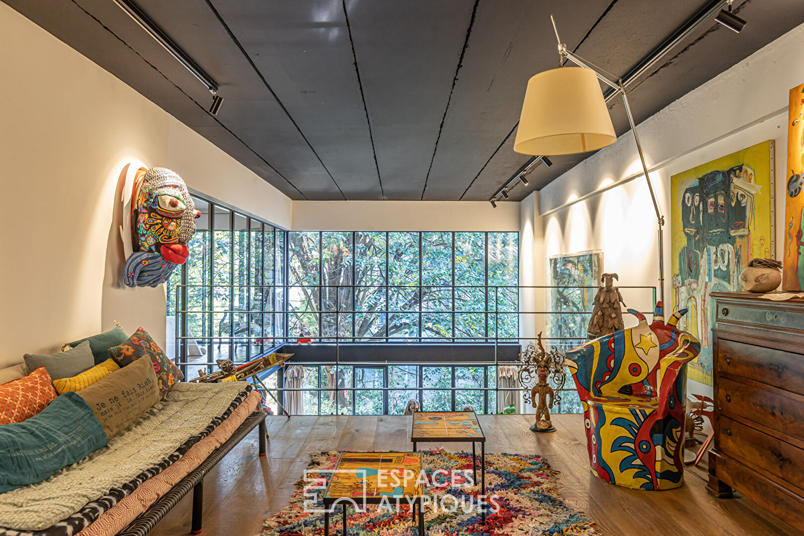 Loft Arty en duplex avec jardin partagé