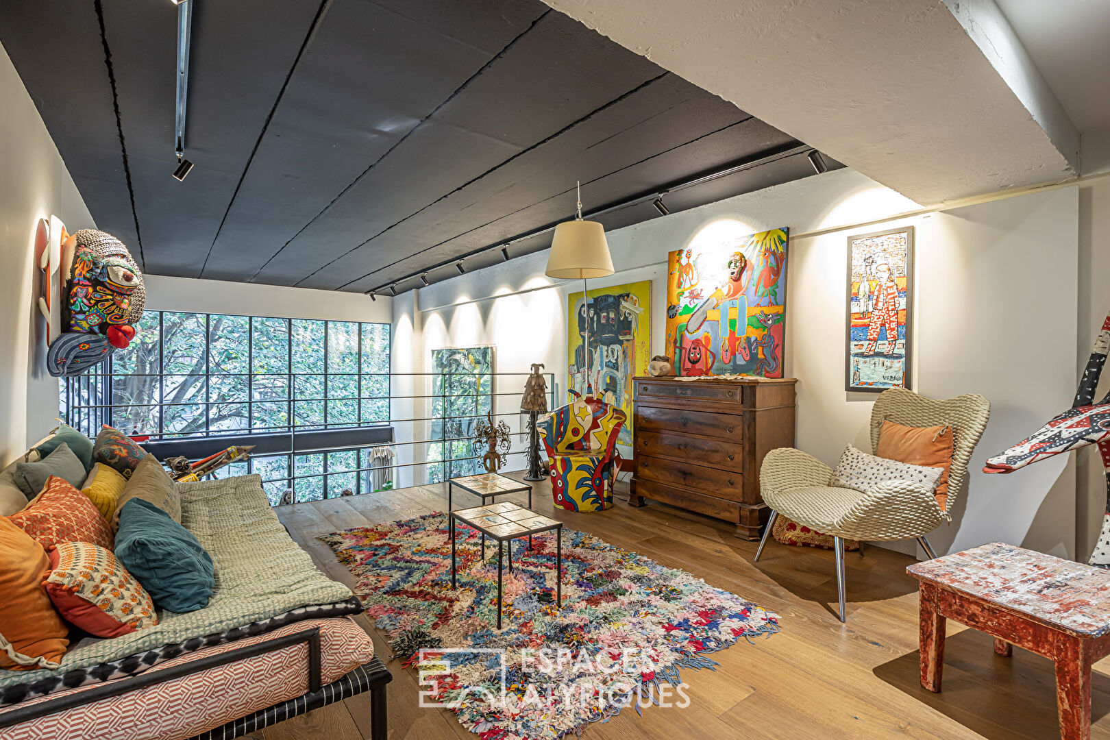 Loft Arty en duplex avec jardin partagé