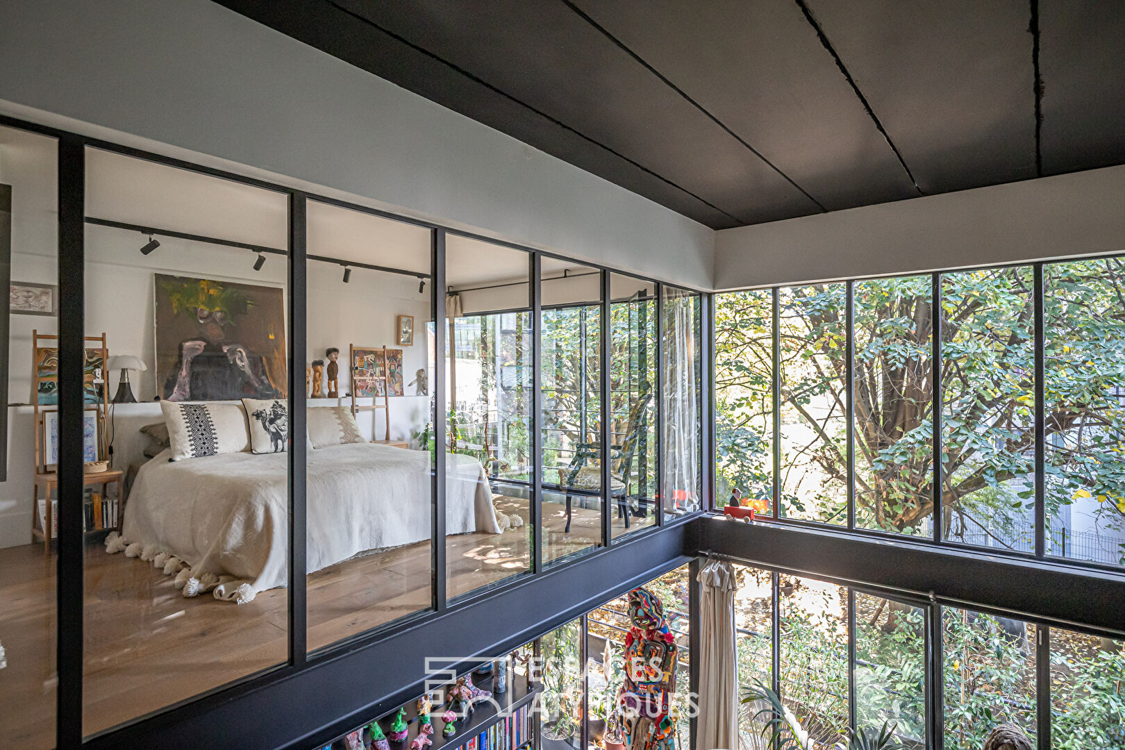 Loft Arty en duplex avec jardin partagé