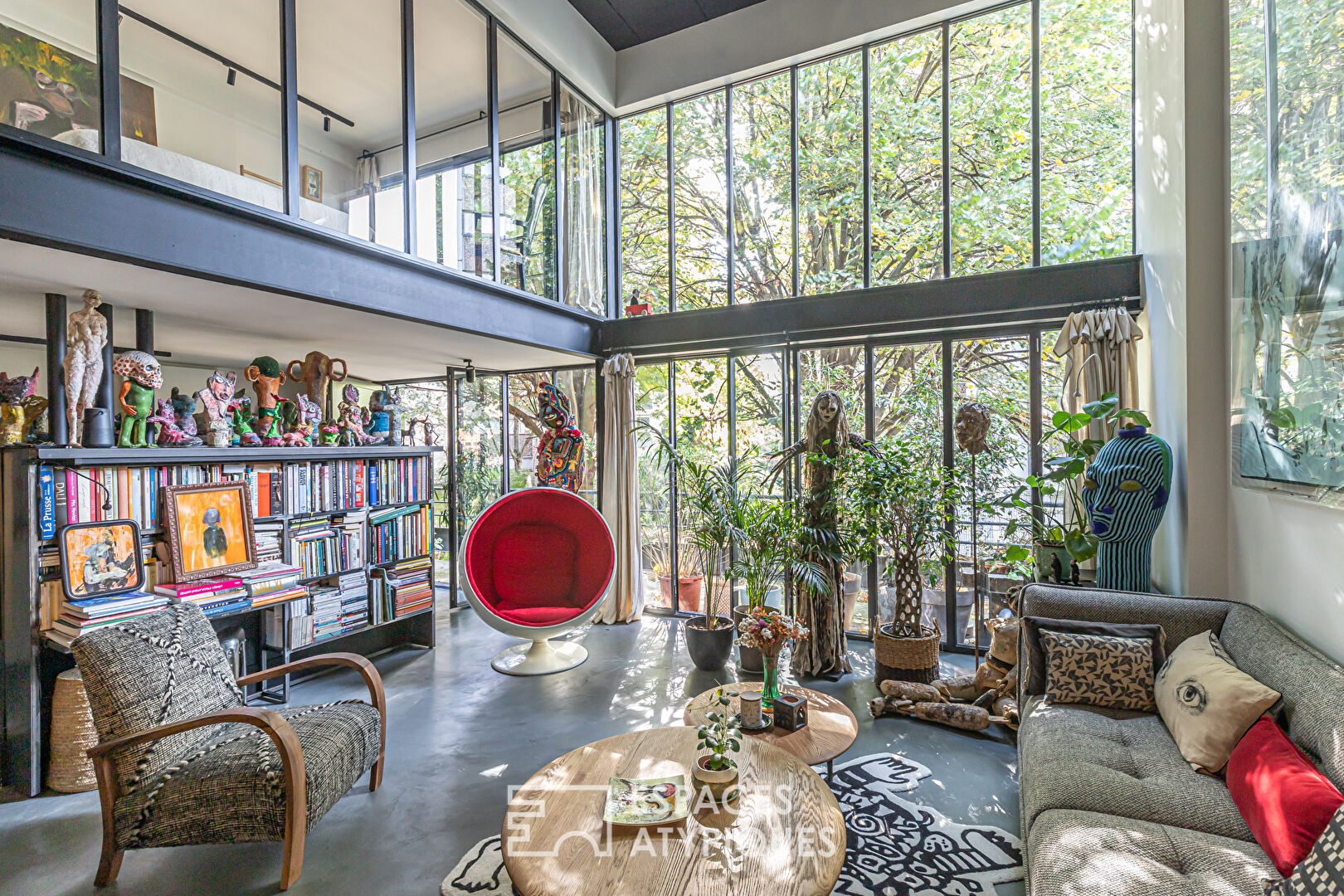 Loft Arty en duplex avec jardin partagé