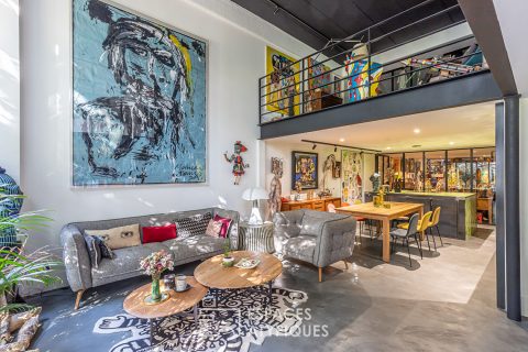 Loft Arty en duplex avec jardin partagé