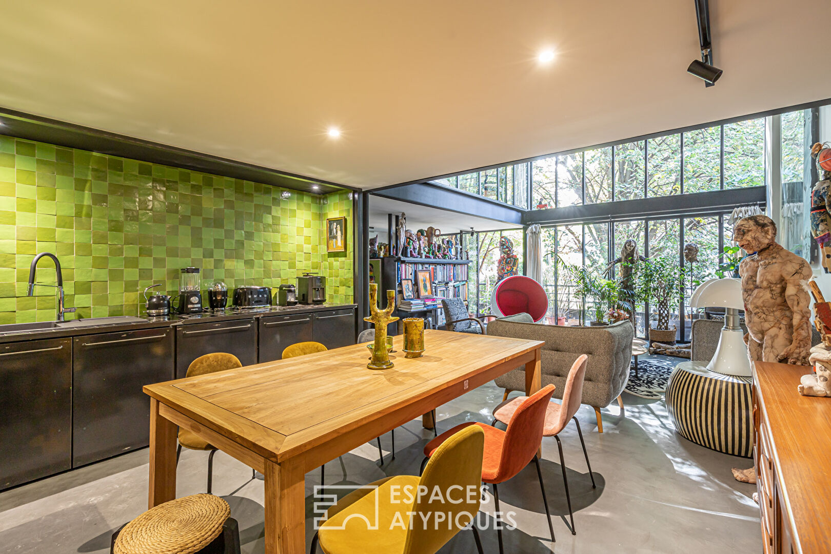 Loft Arty en duplex avec jardin partagé