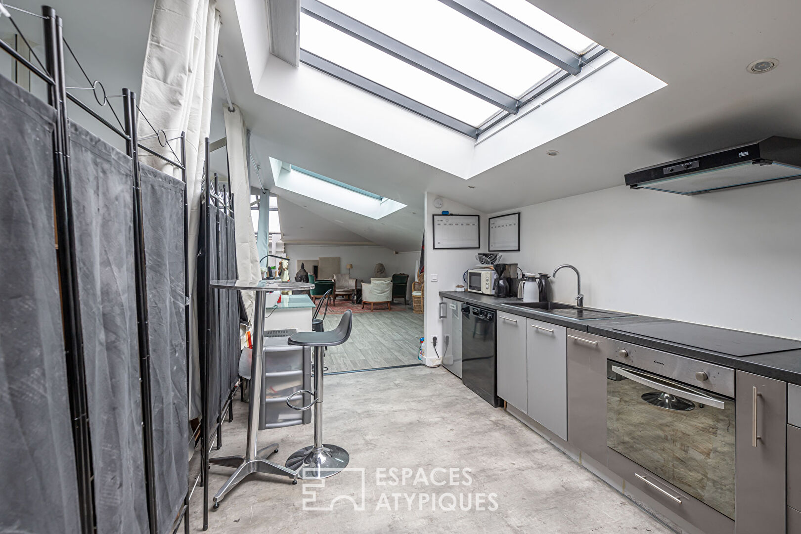 Loft avec verrière