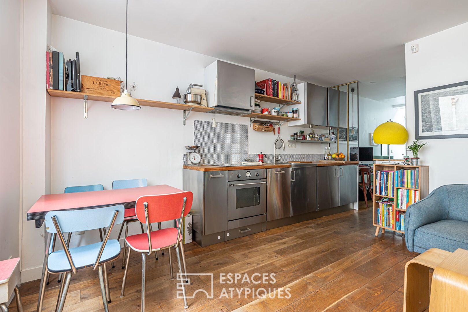 Duplex traversant sur cour partagée