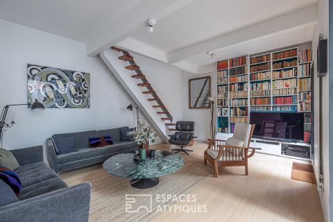 Maison contemporaine de charme avec cour et terrasse