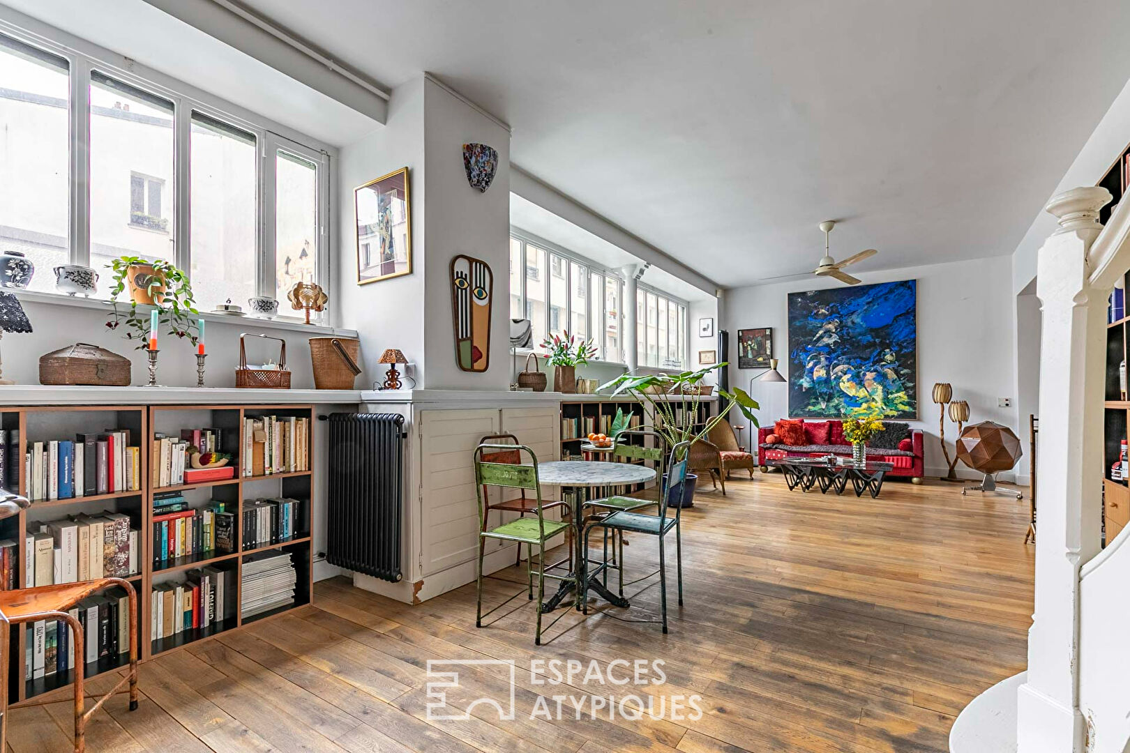 Crossing loft in a former mosaicist workshop