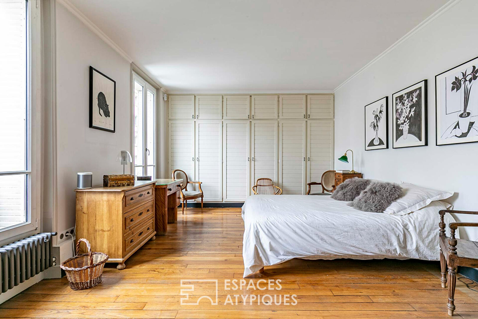 Loft traversant dans un ancien atelier de mosaïste