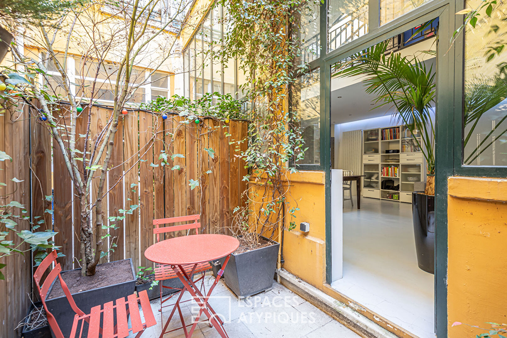 Duplex loft with private courtyard