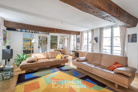 Dernier étage sur L’ile Saint Louis