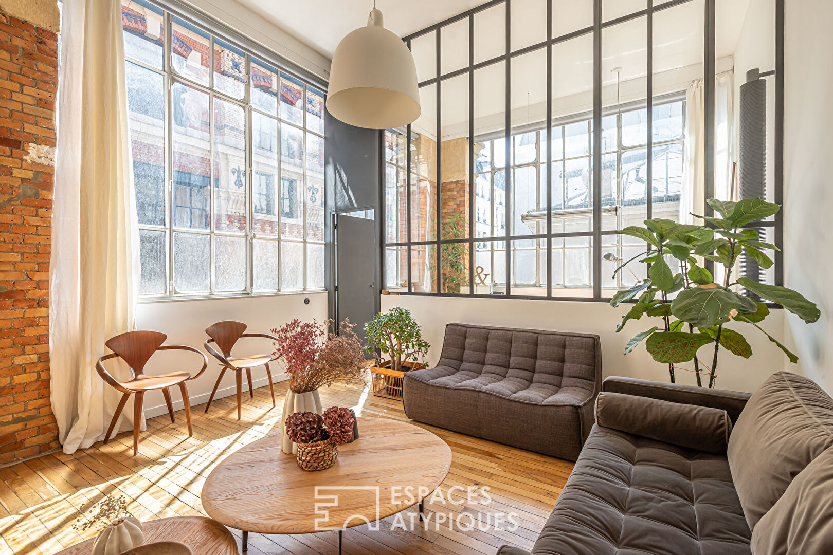 Loft in a former crystal works