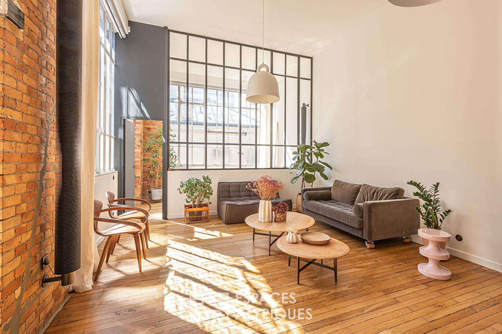 Loft in a former crystal works