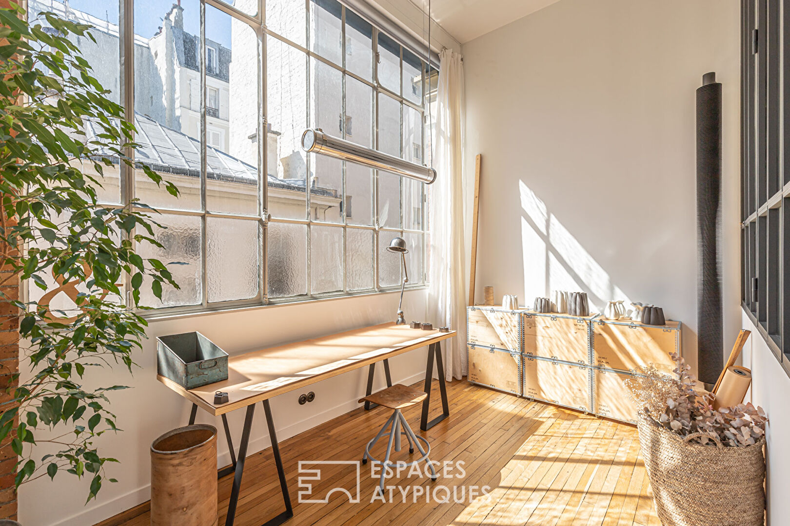 Loft in a former crystal works