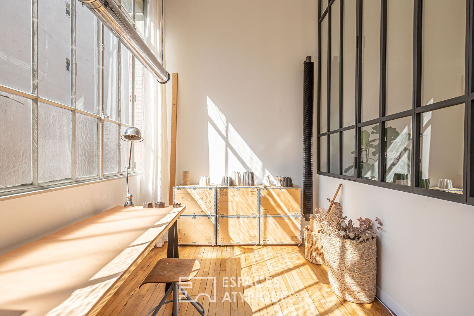 Loft in a former crystal works