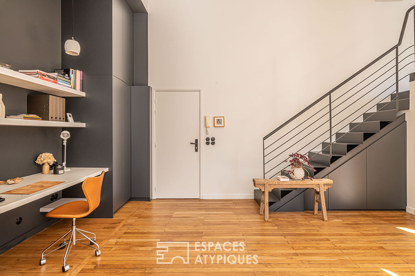 Loft in a former crystal works