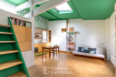 Duplex d’architecte en dernier étage