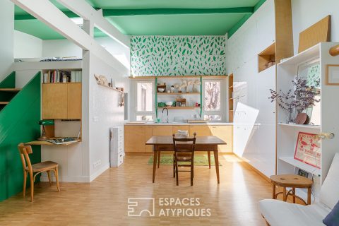 Duplex d’architecte en dernier étage