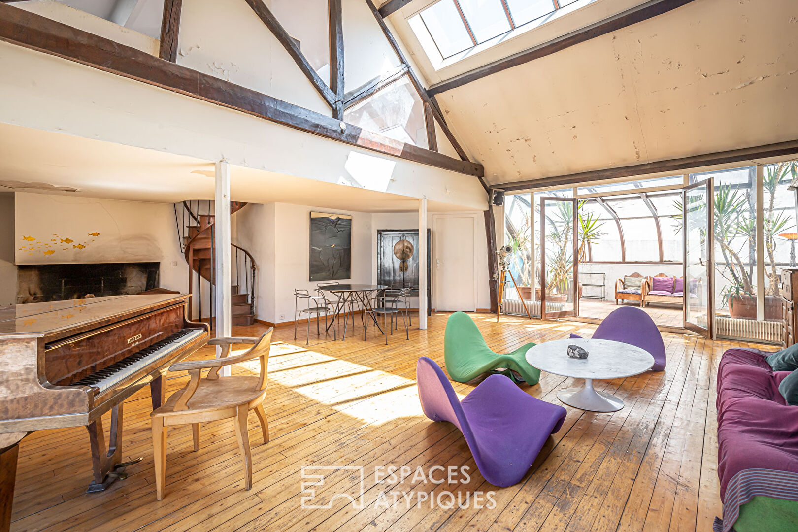 Duplex à l’esprit maison à réinventer avec terrasse