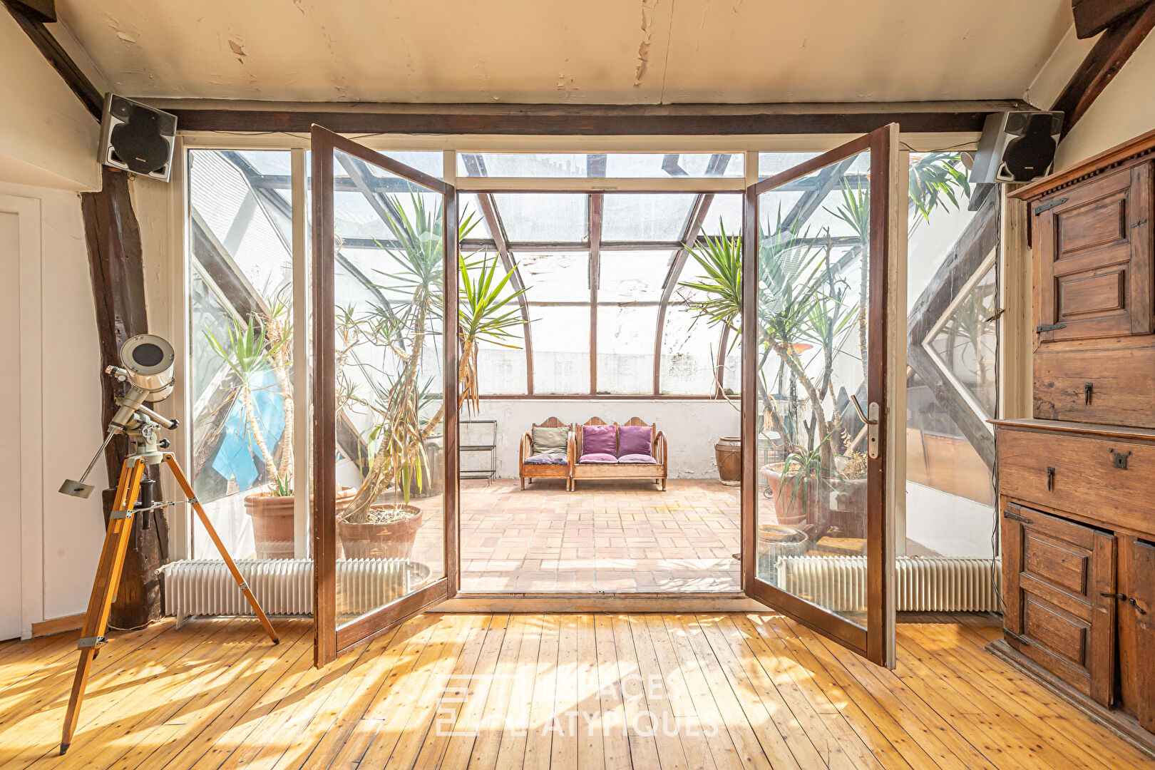 Duplex à l’esprit maison à réinventer avec terrasse
